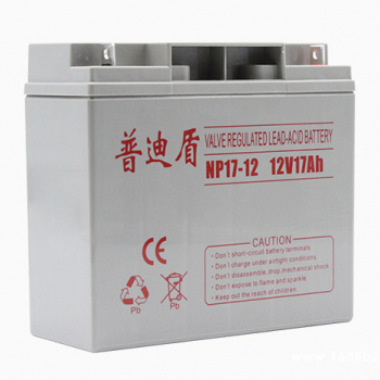 普迪盾蓄电池12V17AH/NP17-12 UPS电源蓄电池 EPS电池直流屏免维护蓄电池