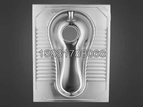 监狱用不锈钢蹲便器一体后排式