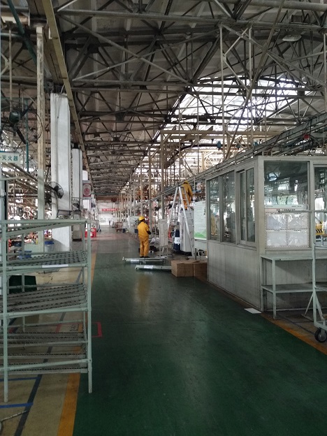 某知名汽车生产公司南海总装线翻新及安装