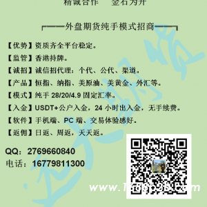 国际外盘期货招商加盟