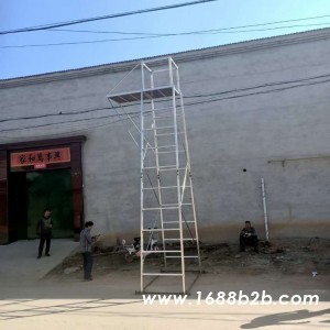 恒龙 铝合金梯车 轨道梯车 铁梯车 地铁检修平台