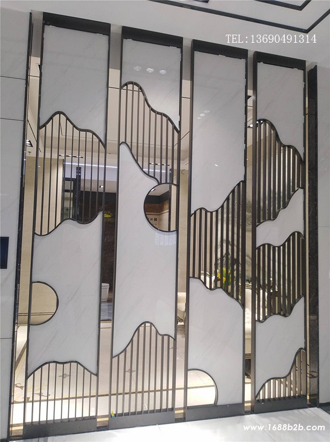 简约不锈钢屏风隔断生产厂家