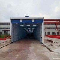 全封闭移动喷漆房 全套流程方案
