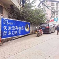 广元房地产墙体广告宣传 广元墙体喷字广告报价