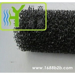 套筒式管状滤尘海绵   滤尘网孔海棉