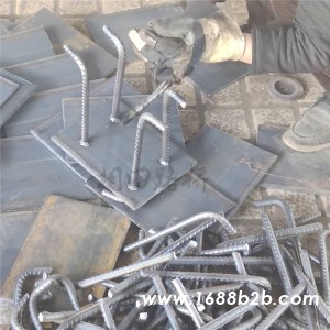 焊接型地脚螺栓 镀锌角码建筑配件 幕墙预埋件