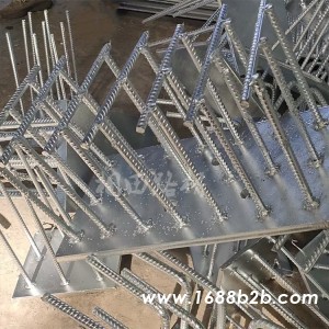 镀锌焊接钢板预埋件 高强度地脚螺栓 桥梁建筑支座板