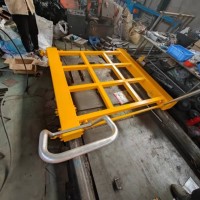 轨道手推车  铁路接触网运输车 四轮自制动手推车
