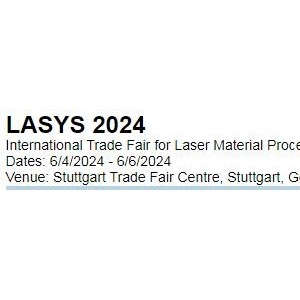2024年9月德国斯图加特激光加工展览会