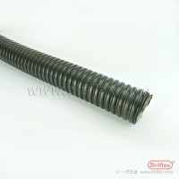 黑色波浪型包塑金属软管配锌合金直接头图2