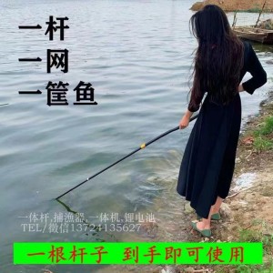 锂电充电单杆,一体机电魚棒12电,一体竿一杆清