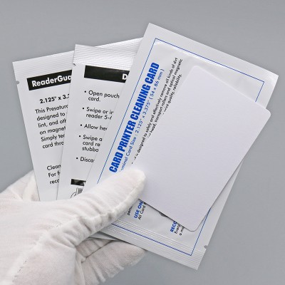 ATM机 POS机 刷卡器 证卡打印机高效去污除尘CR80通用清洁卡