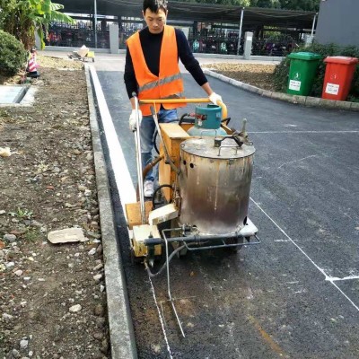 苏州厂区道路划线-厂区马路划线-工业园区消防通道行车道导向标志画线
