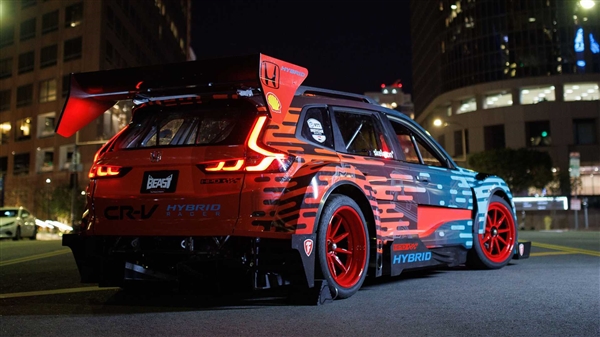 红头发动机超800马力！本田CR-V Hybrid Racer官图：真赛道级SUV来了