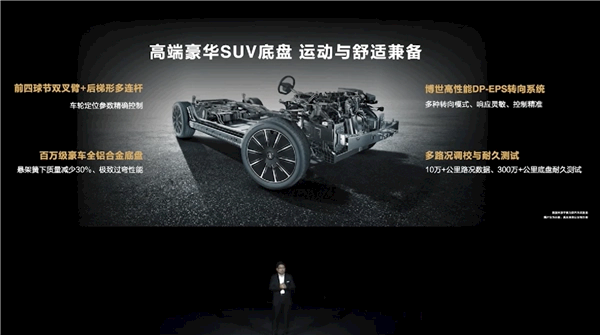 车评人表扬华为问界：看不见的底盘件 大面积用铝合金材料