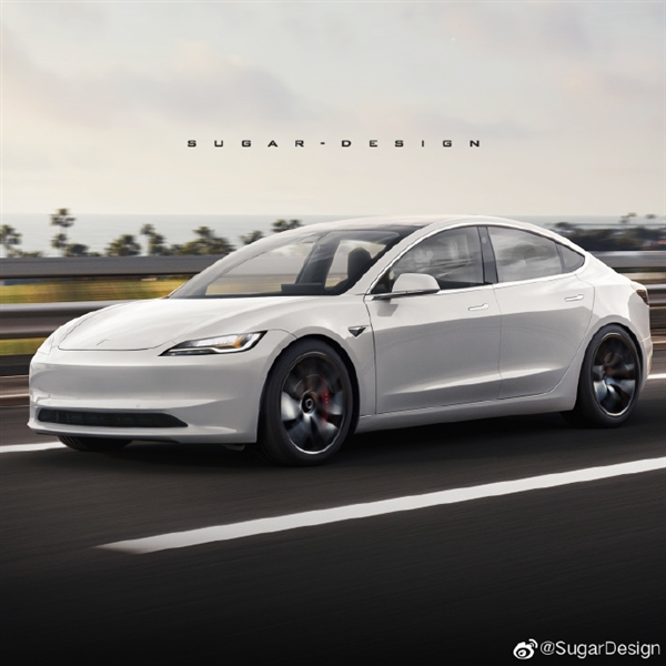 销量又该暴涨 大神绘制新款特斯拉Model 3：有豪车味了